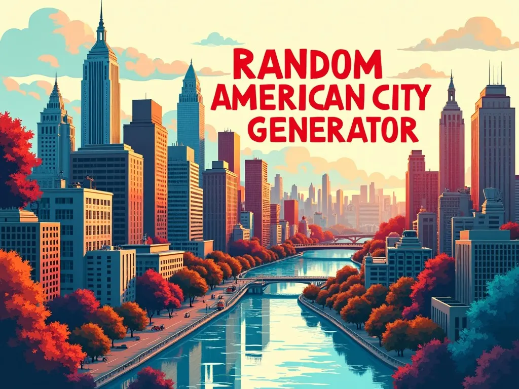 Random American City Generator