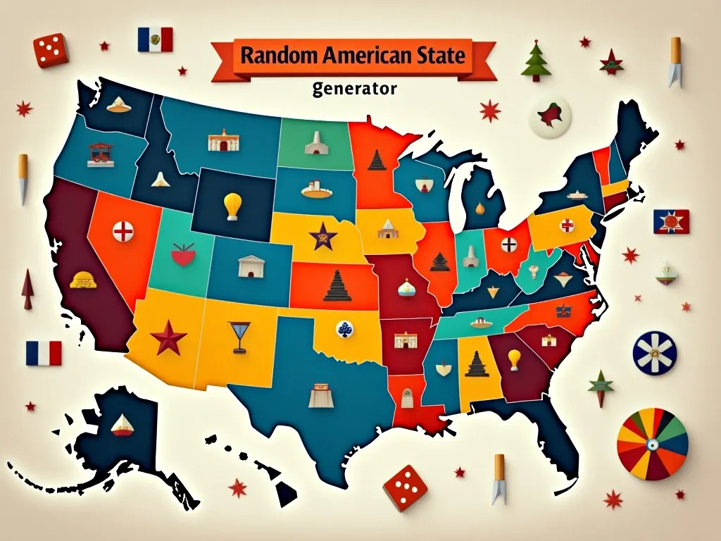 Random American State Generator