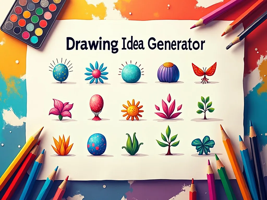 Random Drawing Idea Generator