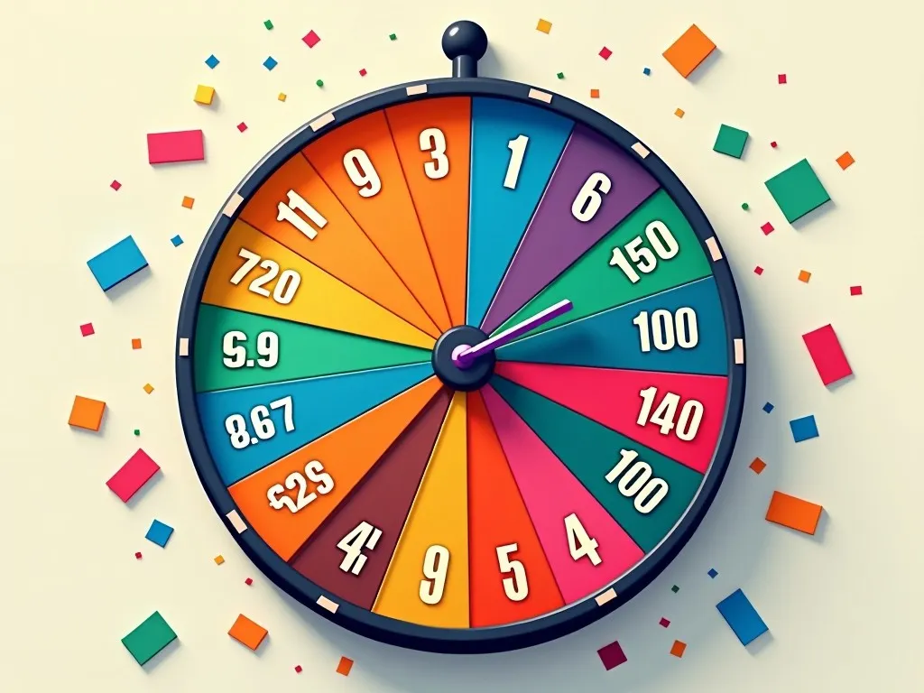 Random Number Generator Wheel 1 100