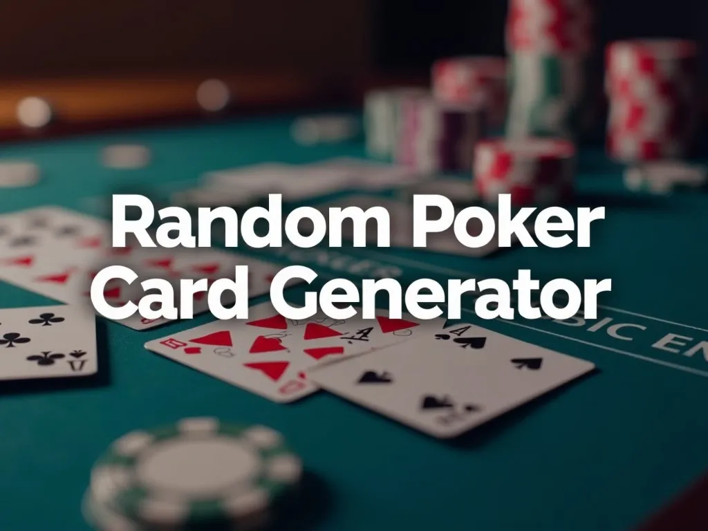 Random Poker Card Generator