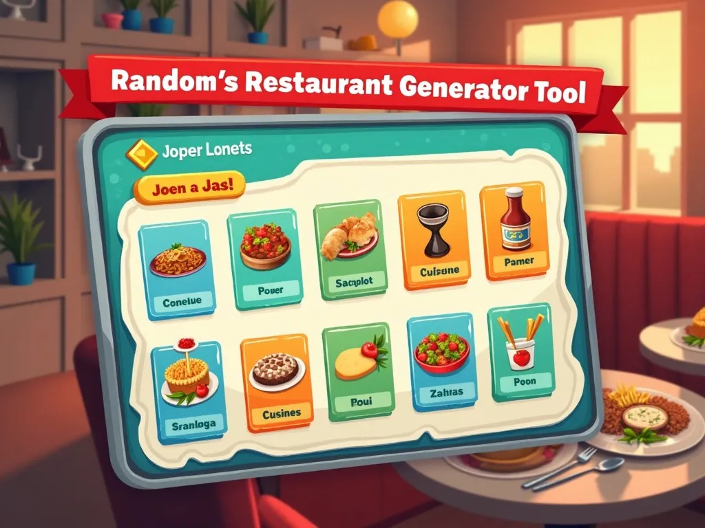 Random Restaurant Generator
