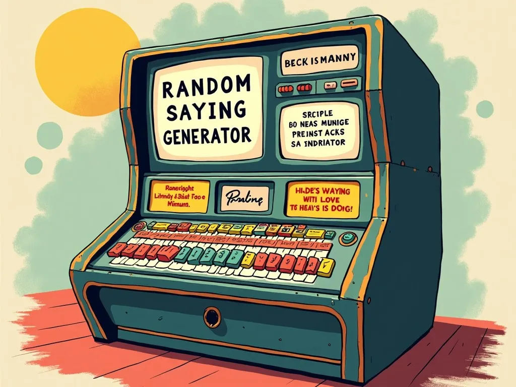 Random Saying Generator